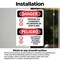 Signmission Propane Gas Flammable No Smoking Danger Sign, Vinyl Decal, 10in W x 14in L, 2PK OS-2PACK-DS-D-1014-VS-1539 - alternate 6